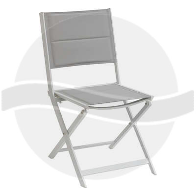 Skládací zahradní židle Allure - bílá